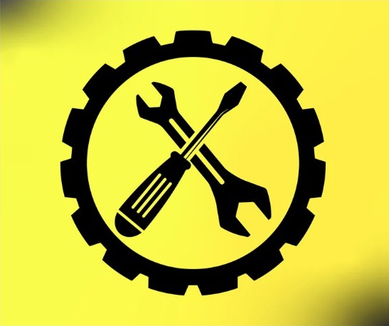 Kugghjul som symboliserar reparation